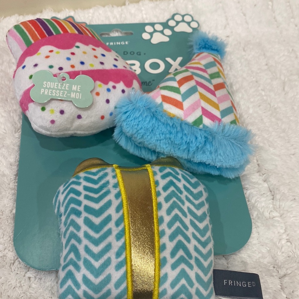 Dog birthday toys